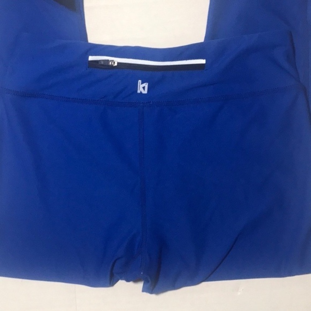 KI Pro NYC Black/Blue Performance Leggings - Picture 4 of 8